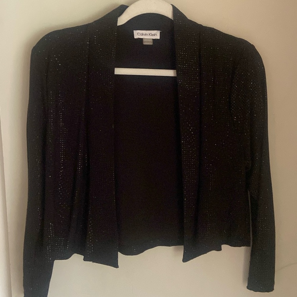Calvin Klein cute with jeans and tank or over a black dress for an event